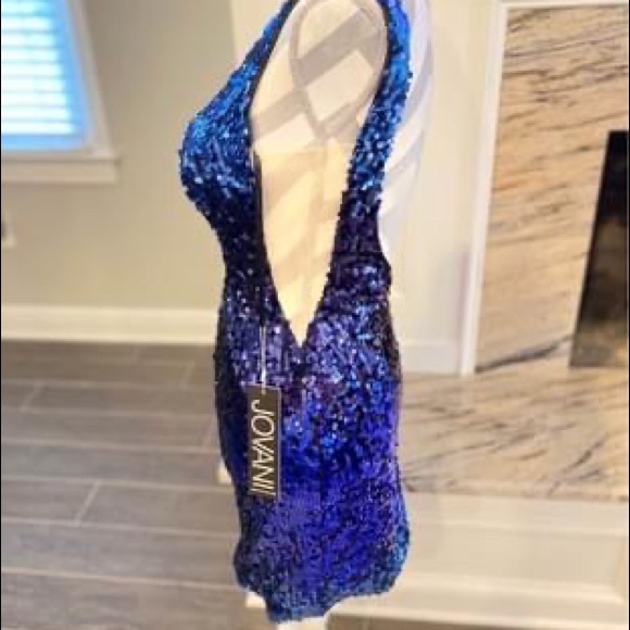 Jovani Dresses Nwt Jovani Short Blue Ombr Hoco Dress Size 0 Poshmark